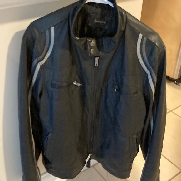 Helix Jackets & Coats Helix Black Leather Biker Jacket Poshmark